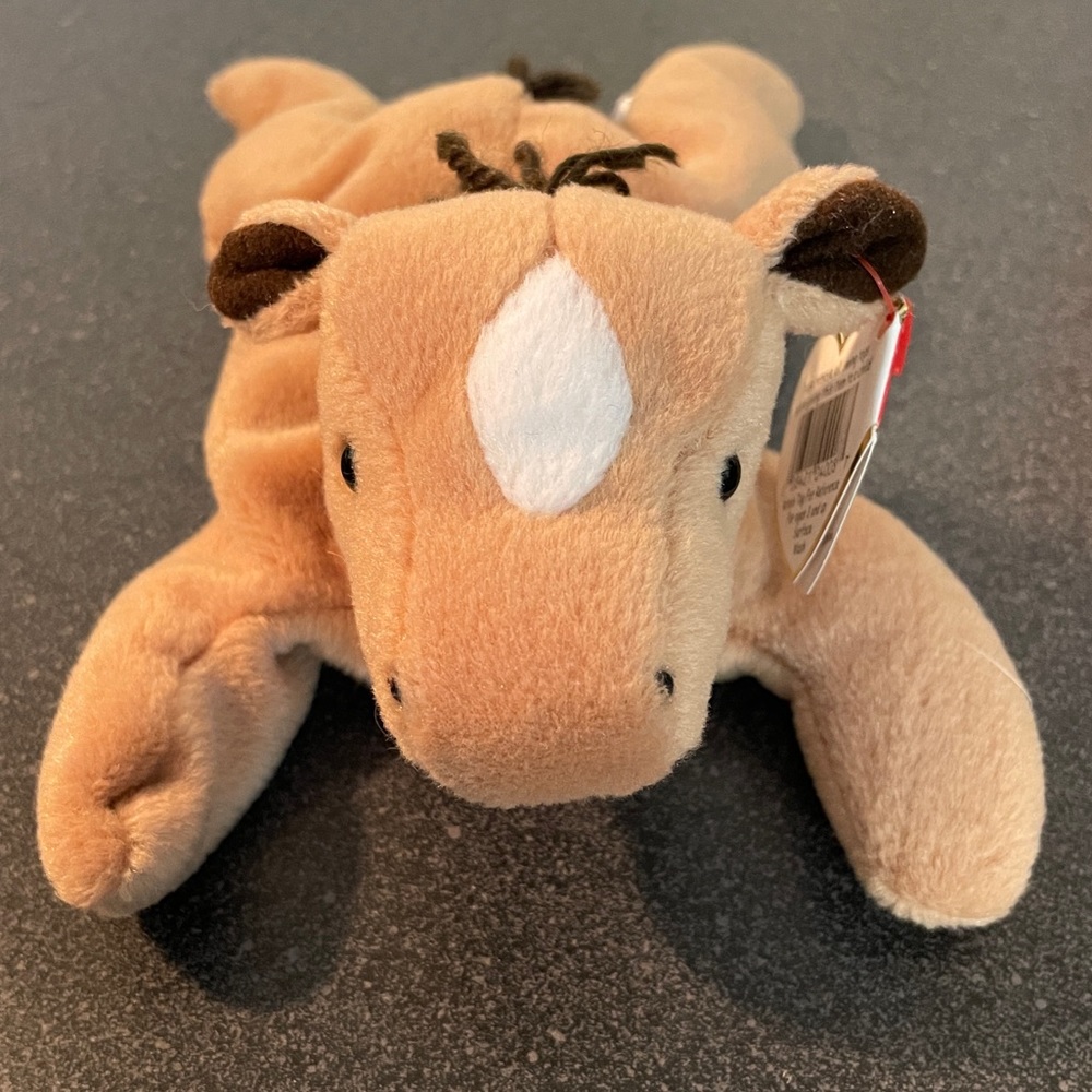 3/$12! Ty Beanie Baby - Derby the Horse - MWMT!